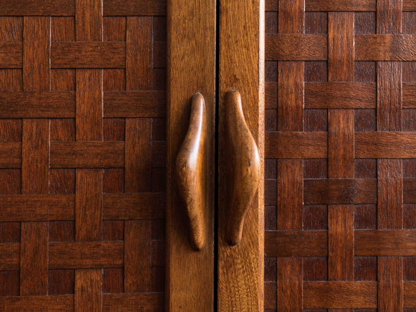 Vintage Mid Century Lane Perception Record Cabinet / Small Buffet in Walnut