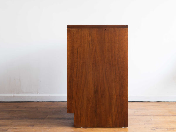 Vintage Mid Century Lane Perception Record Cabinet / Small Buffet in Walnut