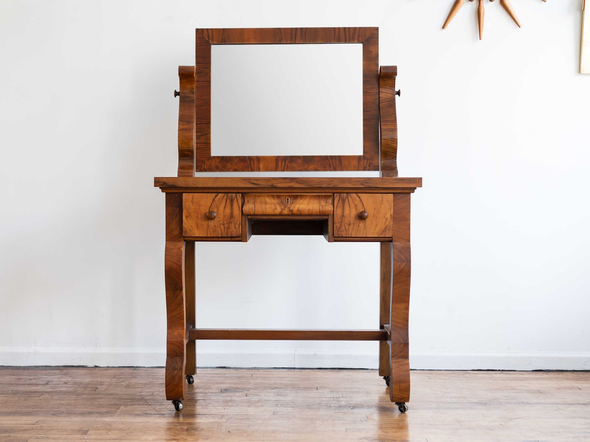Antique 1900's Rosewood Empire Dressing Table / Vanity – Blink Modern