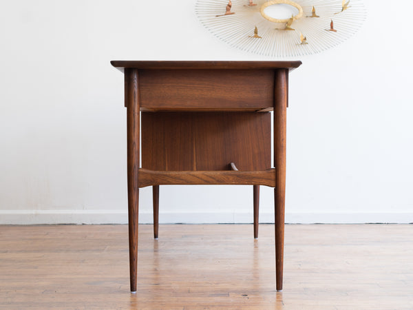 Vintage MCM Bassett Artisan Walnut Writing Desk