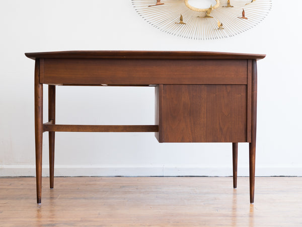 Vintage MCM Bassett Artisan Walnut Writing Desk