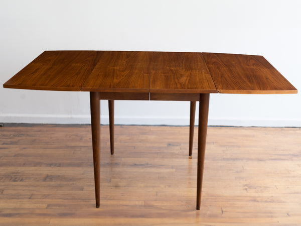 Vintage MCM Broyhill Sculptra Drop Leaf Dining Table