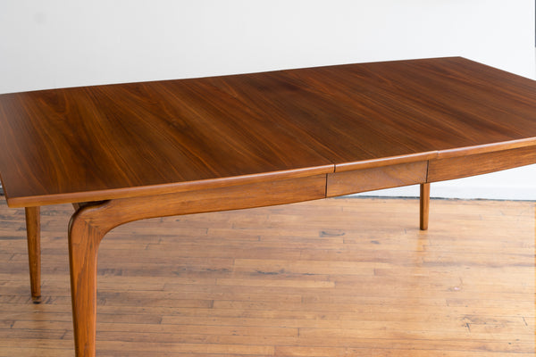 Vintage Mid Century Lane Perception Dining Table with Leaf