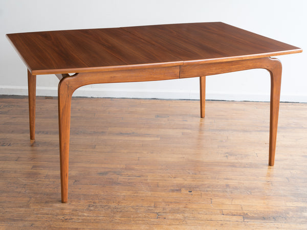 Vintage Mid Century Lane Perception Dining Table with Leaf