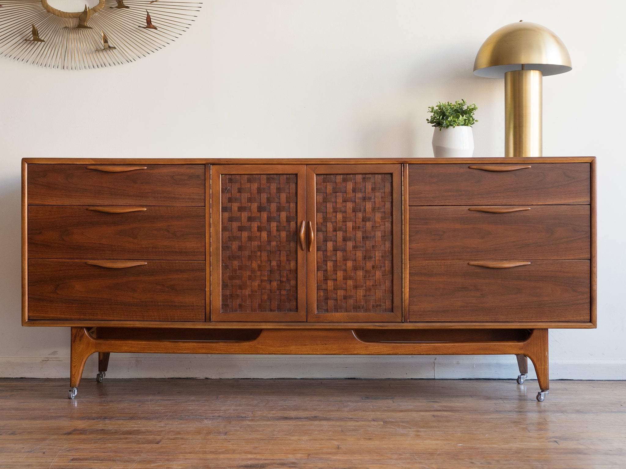 Vintage Mid Century Lane Perception 9-Drawer Lowboy Dresser – Blink Modern Vintage Mid Century Lane Perception 9-Drawer Lowboy Dresser – Blink Modern