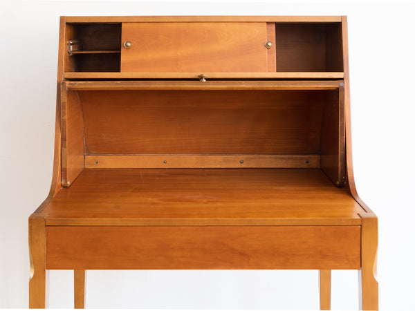 Vintage Mid Century Drexel Roll Top Desk