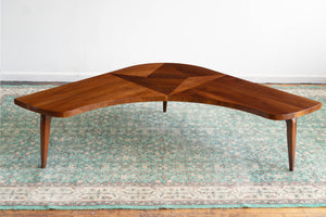 Vintage Mid Century Lane "Paragon" Boomerang Coffee Table
