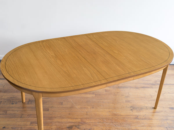 Mid Century Modern Dining Set - Table with Six Chairs