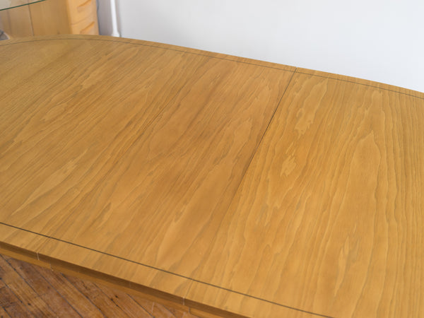 Mid Century Modern Dining Set - Table with Six Chairs